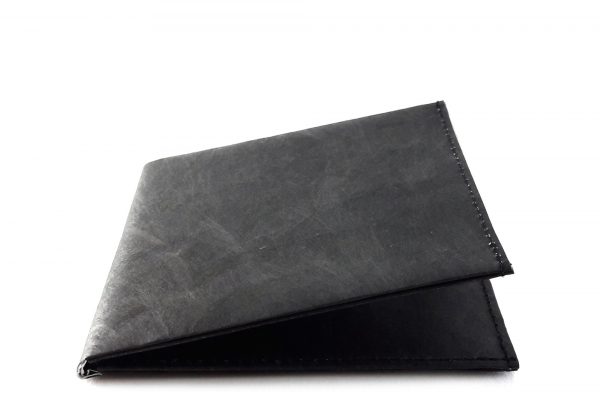 Black Tyvek® Flat Wallet