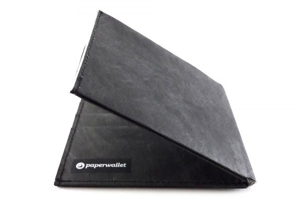 Black Tyvek® Flat Wallet