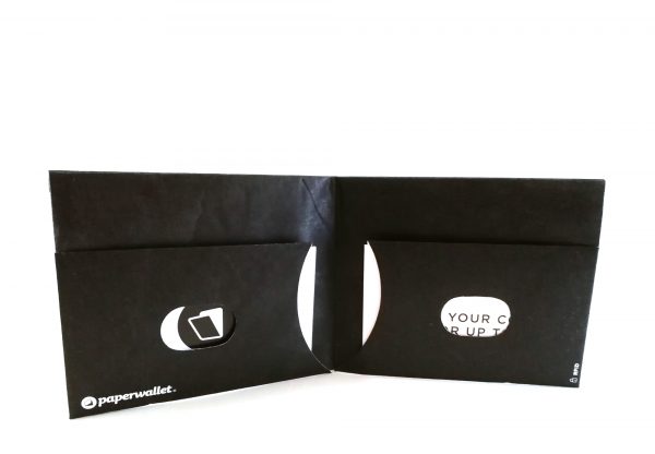Black Tyvek® Slim Wallet W/RFID