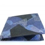 Blue Camo Tyvek® Flat Wallet W/RFID
