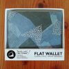 Blue Camo Tyvek® Flat Wallet W/RFID