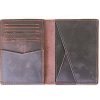 Dark Brown Leather Card Wallet DESIGN 2