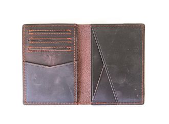 Brown Leather Card Wallet