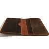 Dark Brown Leather Card Wallet DESIGN 1