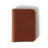 Tan Leather Card Holder Wallet